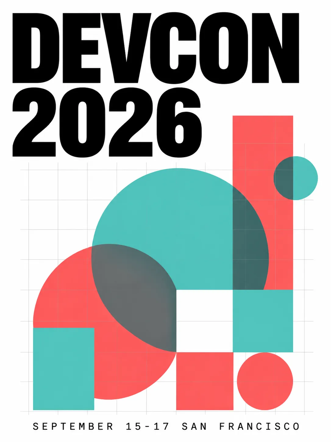 Tech conference poster
